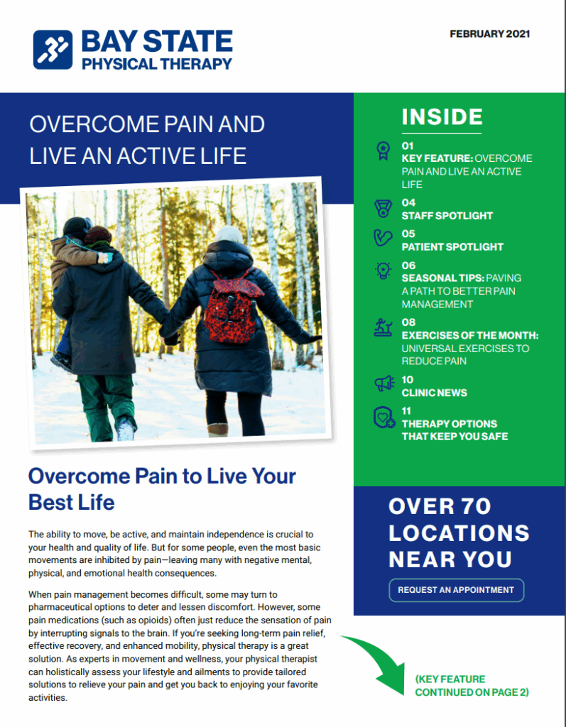 Overcome Pain and Live an Active Life