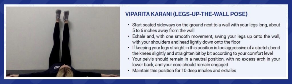 Viparita Karani (Legs-Up-The-Wall Pose)