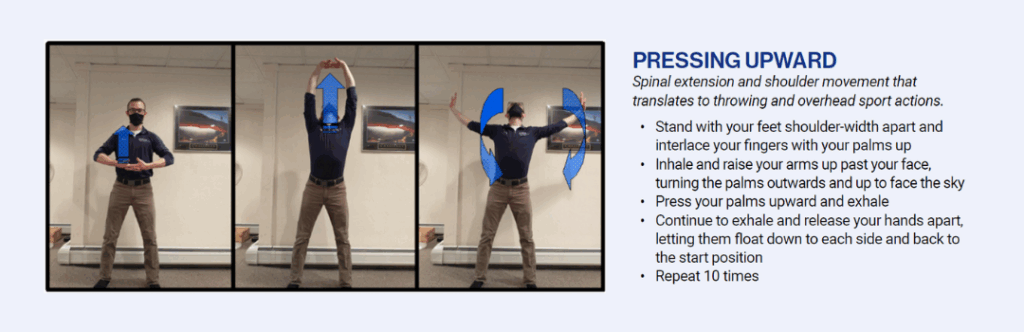 Tai Chi: Pressing upward