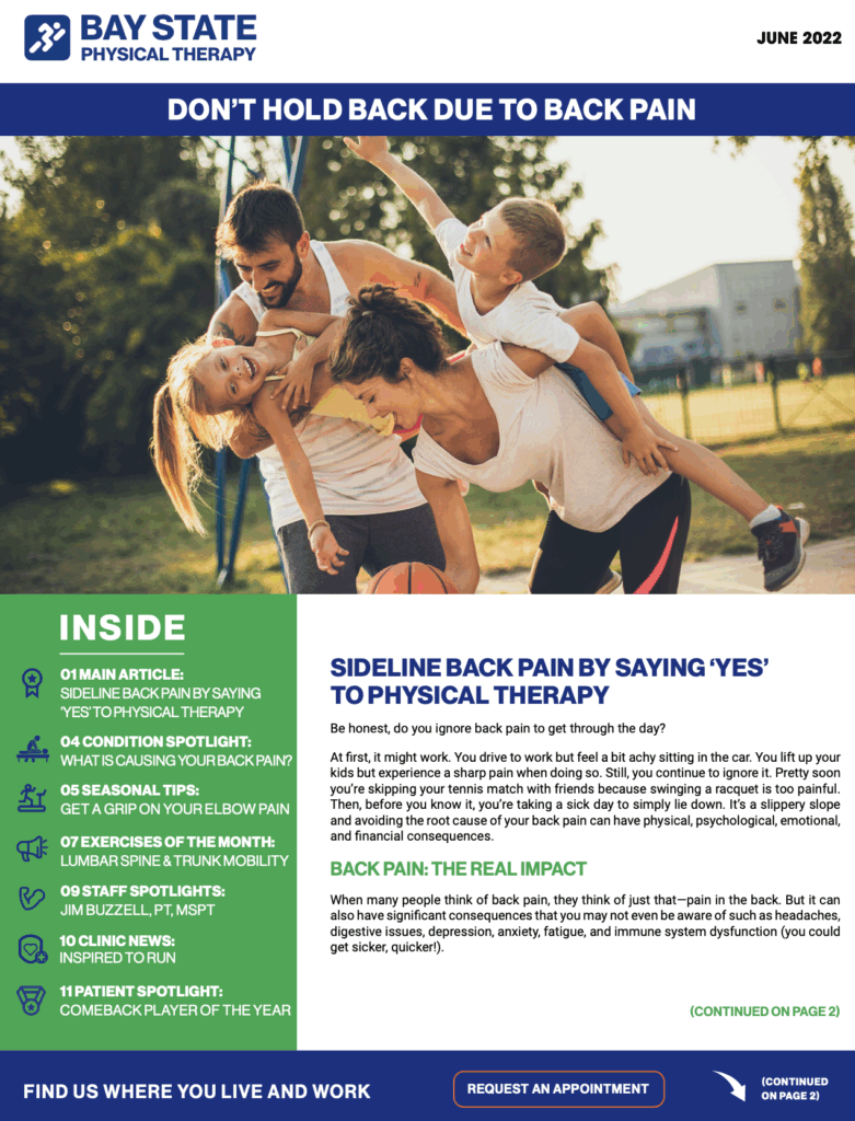 Don’t Hold Back Due To Back Pain