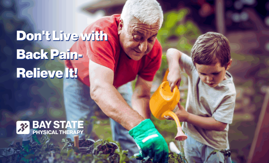 Don’t Live with Back Pain- Relieve It