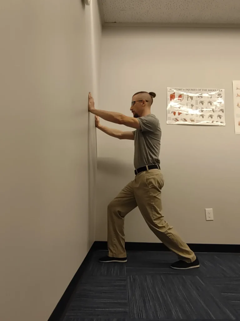 lower calf-ankle stretch- no mask